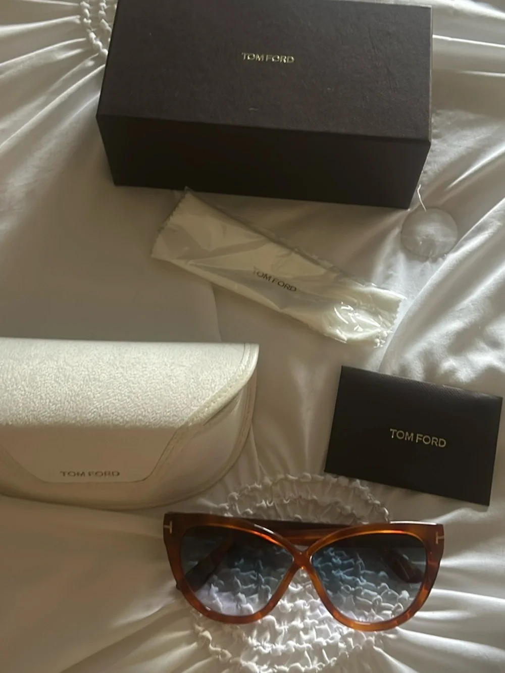 Tom Ford  Brown Cat-Eye Sunglasses
